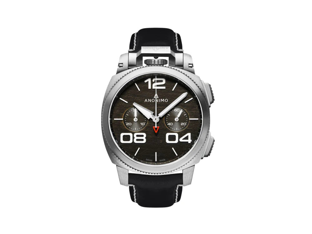 Anonimo Militare Chrono Automatic Watch Black 43 4 mm AM