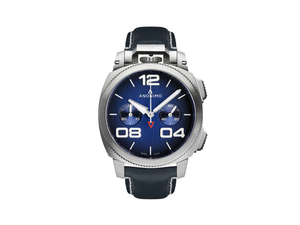 Anonimo Militare Chrono Automatic Watch Blue 43 4 mm AM 1120.01