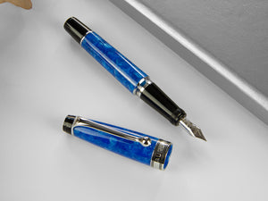 Aurora Aurea Minima Acqua Fountain Pen, Marbled resin, Limited Edition