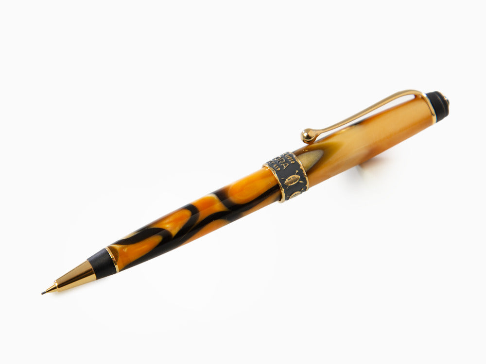 Aurora Afrika Mechanical pencil, Limited Edition, Marbled resin, Gold trims