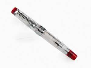 Aurora Optima Red Demonstrator Fountain Pen, Limited Ed, 570RA