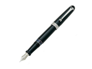 Aurora 88 Big Fountain Pen, Black Resin, Chrome trim, 800C