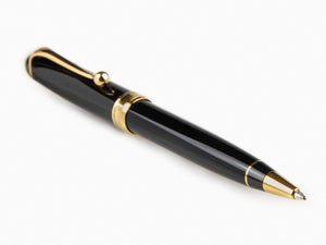 Aurora 88 Ballpoint pen, Resin, Black, Gold plated, 830