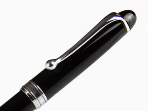 Aurora 88 Ballpoint pen, Resin, Black, Chrome Trim, 830C