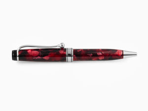 Aurora Optima Mini Ballpoint pen, Burgundy Auroloide, Chrome trim, 998-CMXA