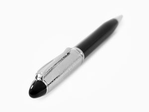 Aurora Ipsilon Italia Ballpoint Pen, Resin, Chrome Trim, Black, B31-IT