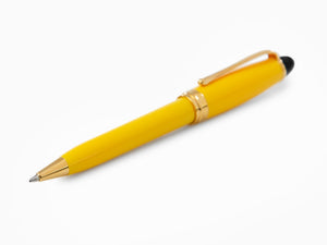 Aurora Ipsilon Ballpoint pen, Yellow Resin, Gold trim, B31Y