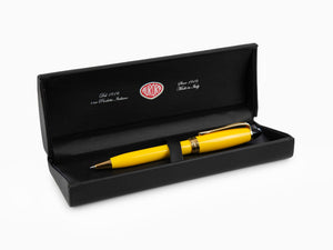 Aurora Ipsilon Ballpoint pen, Yellow Resin, Gold trim, B31Y