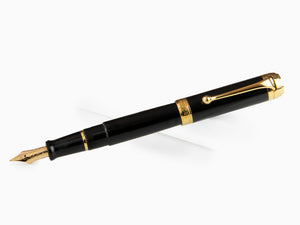 Aurora Talentum Big Fountain Pen, Resin, Gold trim, D12N