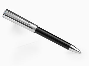 Aurora TU Ballpoint Pen - Black Resin - Chromed - T31CN