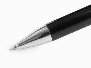 Aurora TU Ballpoint Pen - Black Resin - Chromed - T31CN