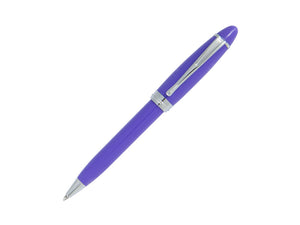 Aurora Ipsilon Spring Ballpoint pen, Resin, Chrome Trim, Purple, B31-CVI