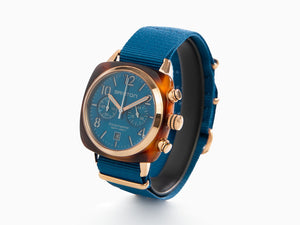 Briston Clubmaster Classic Quartz Watch, Blue, 40 mm, 19140.PRA.T.31.NBD