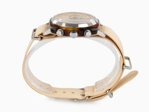 Briston Clubmaster Classic Terracotta Watch, Beige, 40 mm, 20140.SA.T.39.NTV