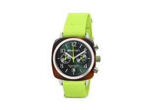 Briston Clubmaster Classic Summer Vibes British Green Quartz Watch, 40 mm