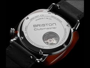 Briston Clubmaster Legend Small Second Automatic Watch, 39 mm, 241639.SA.T.1W.CH