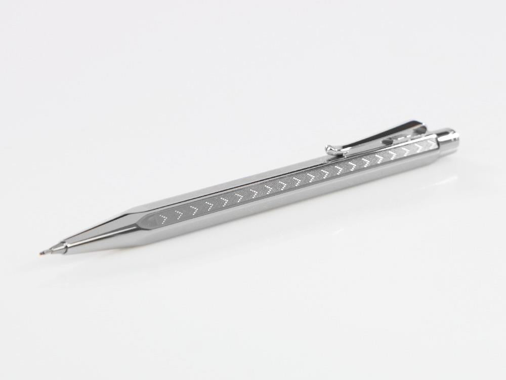 Caran d´Ache Ecridor Chevron Mechanical pencil, Palladium, Silver 