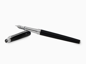 Caran d´Ache Léman Slim Black Ebony Fountain Pen, Black, 4791.782