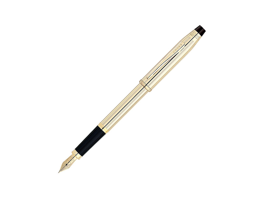 Cross Century II Fountain Pen, 10K Gold Filled, 23K Gold plated