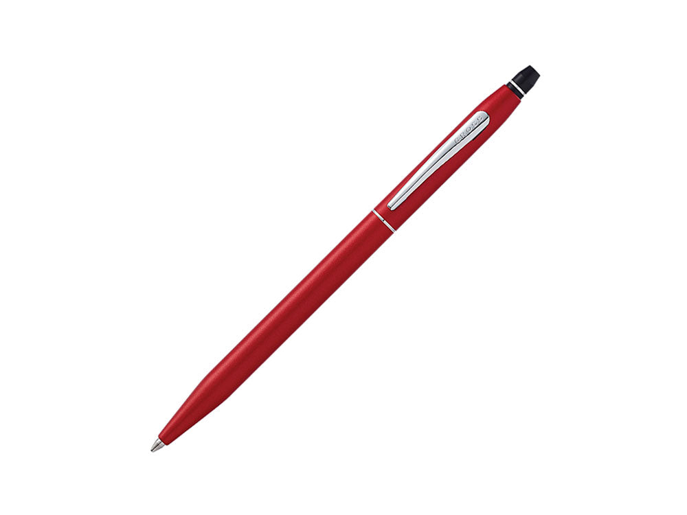 Cross Click Ballpoint pen, Resin, Red, Mat, Chrome, AT0622-119