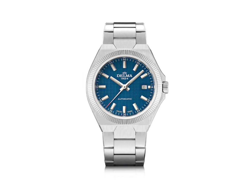 Delma Midland Automatic Watch, Blue, 40.5 mm, 41701.740.6.041