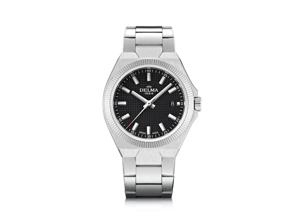 Delma Midland Quartz Watch, Black, 40.5 mm, 41701.742.6.031