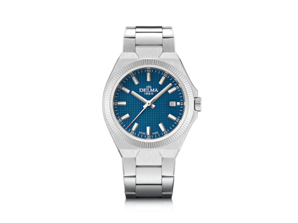 Delma Midland Quartz Watch, Blue, 40.5 mm, 41701.742.6.041