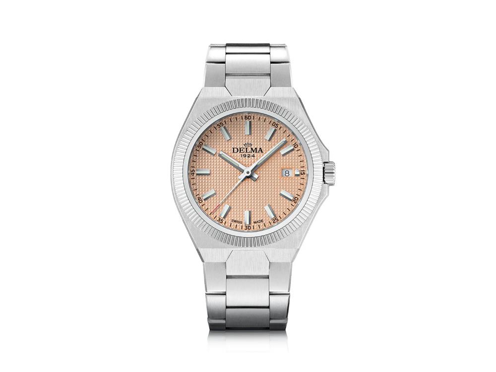 Delma Midland Quartz Watch, Orange, 40.5 mm, 41701.742.6.181