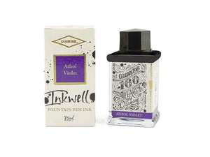 Diamine 160th Anniversary Athol Violet Ink Bottle, 75ml., Purple, Crystal