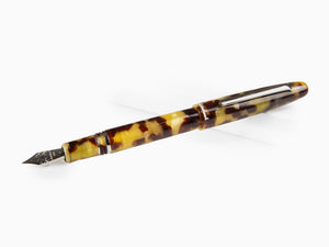 Esterbrook Estie Tortoise Fountain Pen, Resin, Chrome Trim, E126