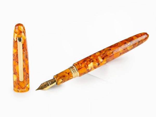 Hybrid Stabilized Pinecone Gold Plated Fountain 2024 Pen