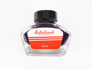 Esterbrook Ink Bottle Lilac, Purple, 50ml, Crystal, EINK-SHIMM-LILAC