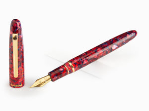 Esterbrook Estie Scarlet Fountain Pen, Resin, Red, Gold plated, ESC916