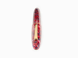 Esterbrook Estie Scarlet Fountain Pen, Resin, Red, Gold plated, ESC916