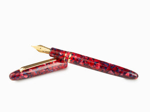 Esterbrook Estie Scarlet Fountain Pen, Resin, Red, Gold plated, ESC916