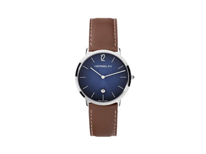 Herbelin City Quartz Watch, Stainless Steel 316L, Blue, Day, 19515AP15GD