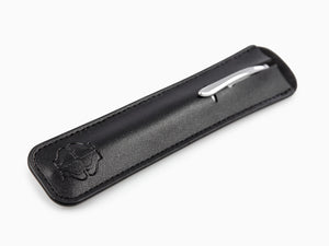Iguana Pen Case, Leather, Black, PEN-CASE