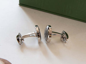 Montegrappa Classico Ambigram Cufflinks, Stainless steel, IDA1CLSS