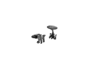 Montegrappa Ambigram Cufflinks, Stainless steel. IP Black, IDA2CLB0