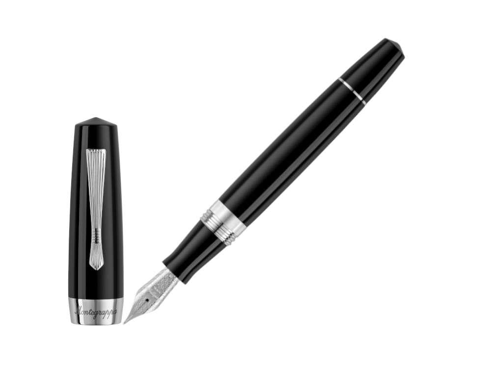 Montegrappa Elmo 02 Plus Night Fountain Pen, Steel Nib, ISE2R-A-010