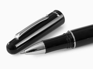 Montegrappa Elmo 01 Rollerball pen, Black Resin, Stainless Steel, ISEORRAC