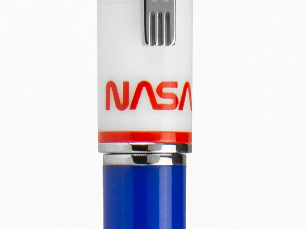 Montegrappa NASA Atlantis Ballpoint pen, Resin, Blue, Stainless Steel, ISN1RBBP