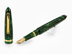 Montegrappa Venetia Vintage Conifer Fountain Pen,Steel, ISVEN-AG