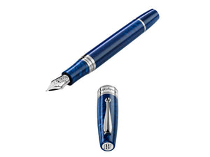 Montegrappa Regal Year Of The Dragon Indigo Fountain Pen, LE, ISYDN-IB-2