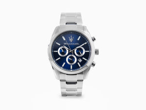 Maserati Attrazione Quartz Watch, Blue, 43 mm, Mineral crystal, R8853151005