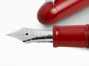 Nakaya Writer Fountain Pen Shu-nurippanashi, Portable, Rhodium plated