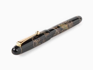 Namiki Tradition Mount Fuji and Dragon Rollerball pen, Gold trim, BLK-30P-7-FR