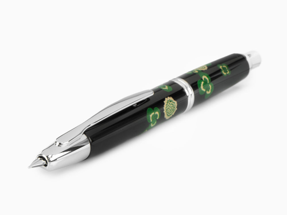 Namiki Capless White Clover Fountain Pen, Lacquer, FC_5000R-SR-RH