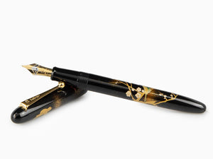 Namiki Yukari Apricot Tree and Warbler Fountain Pen, FN-10M-UU