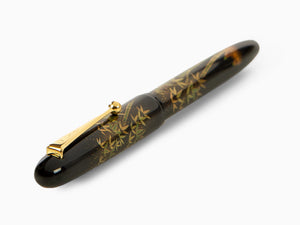 Namiki Yukari Bamboo Fountain Pen, Urushi lacquer, Gold trim, FN-20M-TA